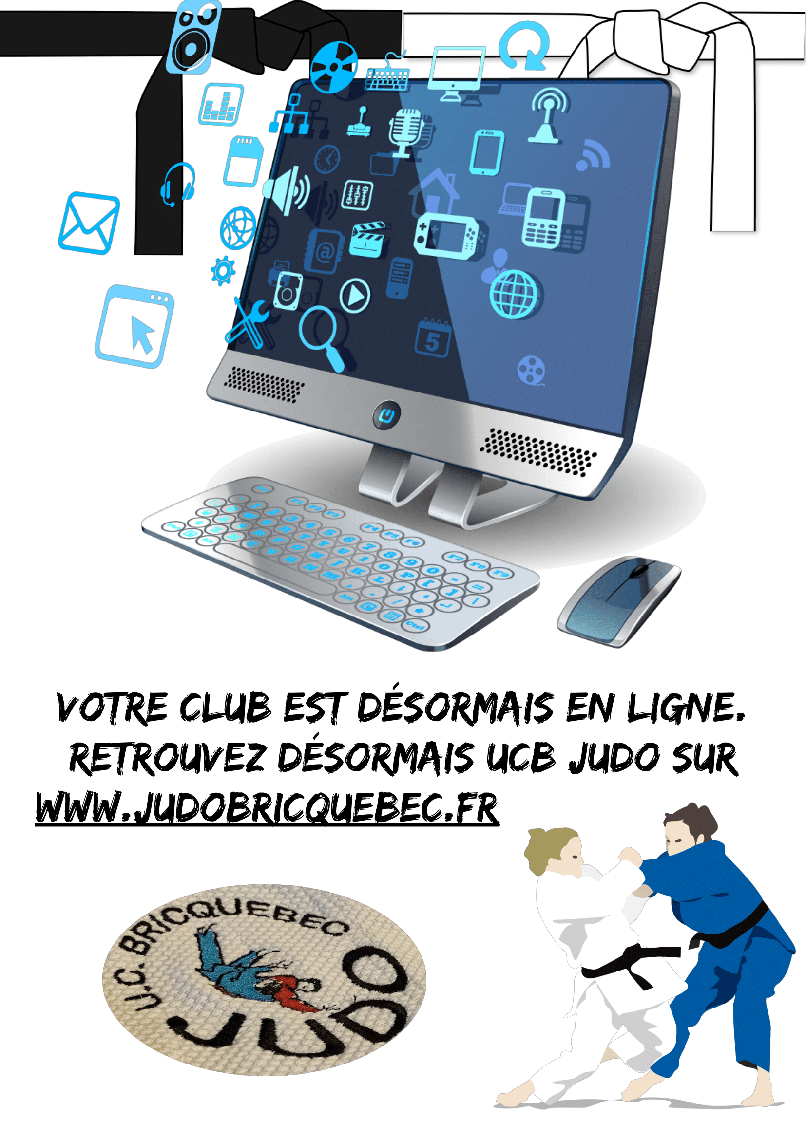 L'UCB JUDO EST DÉSORMAIS EN LIGNE !